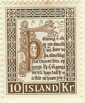 Stamps Europe - Iceland -  Viejos manuscritos islandeses