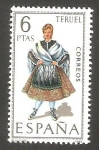 Stamps : Europe : Spain :   1959 - Traje típico de Teruel