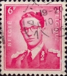 Stamps Belgium -  Intercambio 0,20 usd 6 francos 1958