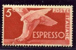 Stamps : Europe : Italy :  Pie con alas