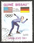 Stamps Guinea Bissau -  Olimpiadas de invierno Sarajevo 84