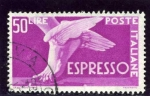 Stamps : Asia : Italy :  Pie con alas