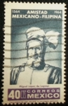Stamps Mexico -  Miguel López de Legaspi