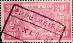 Stamps Belgium -  Intercambio 0,20 usd 20 francos 1927
