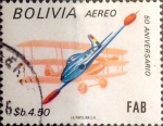 Stamps Bolivia -  Intercambio 0,65 usd 4,50 bolivares 1984