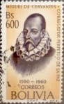 Stamps : America : Bolivia :  Intercambio nfyb2 0,20 usd 600 bolvares 1961
