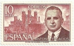 Stamps Spain -  PERSONAJES. ANTONIO PALACIOS. EDIFIL 2242