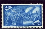 Stamps Italy -  Centenario del Resurgimiento. Batalla de Turin