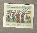 Stamps : Europe : Austria :  Biblioteca Nacional de Austria