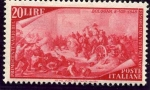 Stamps Italy -  Centenario del Resurgimiento. Batalla de Bolonia