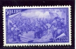 Stamps Italy -  Centenario del Resurgimiento. Batalla de Roma