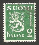 Stamps Finland -  288 - León rampante
