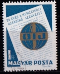 Sellos de Europa - Hungr�a -  2176 - 25 anivº de la Organización Internacional de Periodistas