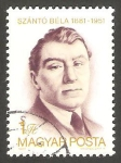 Stamps Hungary -  2752 - Bela Szanto, hombre político