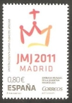 Stamps : Europe : Spain :  4656 - Jornada mundial de la juventud, Madrid 2011