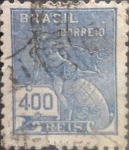 Stamps Brazil -  Intercambio 0,25 usd 400 reis 1940