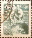 Stamps Brazil -  Intercambio 0,20 usd 80 cents. 1976