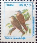 Stamps Brazil -  Intercambio dm1g2 0,20 usd 0,10 reis 1994