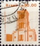 Stamps Brazil -  Intercambio 2,50 usd 50 cruzeiros 1987