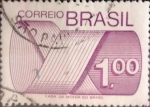 Stamps : America : Brazil :  Intercambio 0,20 usd 1 cruzeiro 1974