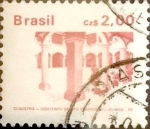 Stamps : America : Brazil :  Intercambio 0,20 usd 2 cruzeiros 1986
