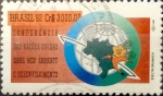 Stamps : America : Brazil :  Intercambio 1,50 usd 3000 cruzeiros 1992