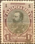 Stamps Bulgaria -  Intercambio jxa 0,20 usd 1 stotinki 1901
