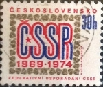 Stamps Czechoslovakia -  Intercambio crxf 0,20 usd 30 haleru 1974