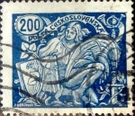 Sellos de Europa - Checoslovaquia -  Intercambio 0,20 usd 200 haleru 1923