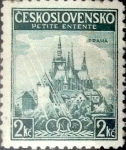 Sellos de Europa - Checoslovaquia -  Intercambio m1b 1,00 usd 2 koruna 1937