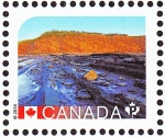 Stamps : Europe : Canada :  CANADA - Acantilados fosilíferos de  Joggins