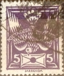 Stamps Czechoslovakia -  Intercambio 0,20 usd 5 haleru 1920