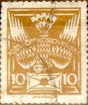 Stamps Czechoslovakia -  Intercambio 0,20 usd 10 haleru 1920