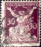 Stamps Czechoslovakia -  Intercambio 0,20 usd 30 haleru 1920