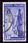 Stamps Italy -  Programa de Reconstruccion de Europa