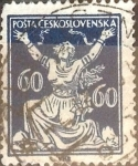 Stamps Czechoslovakia -  Intercambio 0,20 usd 60 haleru 1920