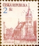 Stamps Czech Republic -  Intercambio m1b 0,20 usd 2 koruna 1993