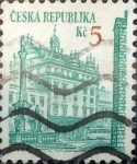 Stamps : Europe : Czech_Republic :  Intercambio 0,25 usd 5 koruna 1993