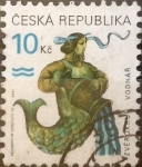 Stamps Czech Republic -  Intercambio 0,25 usd 10 koruna 1998