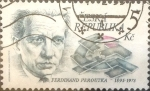 Stamps Czech Republic -  Intercambio 0,25 usd 5 koruna 1995