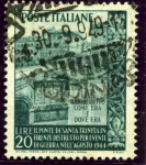 Stamps Italy -  Reconstruccion del puente de la Santisima Trinidad