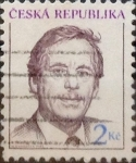 Stamps : Europe : Czech_Republic :  Intercambio 0,20 usd 2 koruna 1993