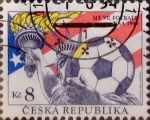 Stamps : Europe : Czech_Republic :  Intercambio nfb 0,50 usd 8 koruna 1994