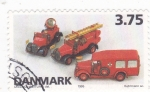 Stamps Denmark -  COCHES DE BOMBEROS DE HOJALATA