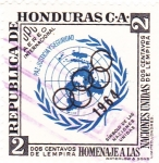 Sellos de America - Honduras -  NACIONES UNIDAS