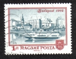 Stamps Hungary -  Centenario de la unificación de las ciudades de Pest, Buda y Obuda