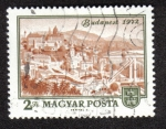 Stamps Hungary -  Centenario de la unificación de las ciudades de Pest, Buda y Obuda