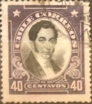 Sellos de America - Chile -  Intercambio 0,40 usd 40 cents. 1921