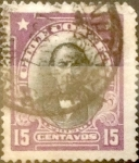 Stamps Chile -  Intercambio 0,20 usd 15 cents. 1915