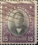 Stamps Chile -  Intercambio 0,20 usd 15 cents. 1915